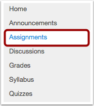 Step 1- Select the course, and then select Open Assignments .png