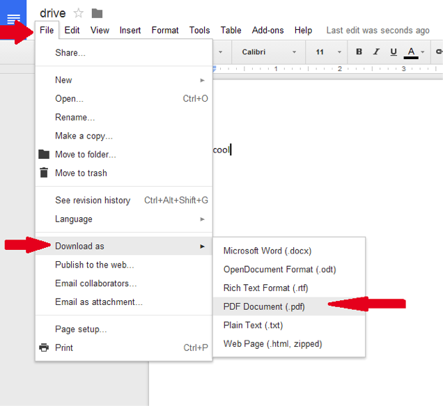 write on pdf google drive