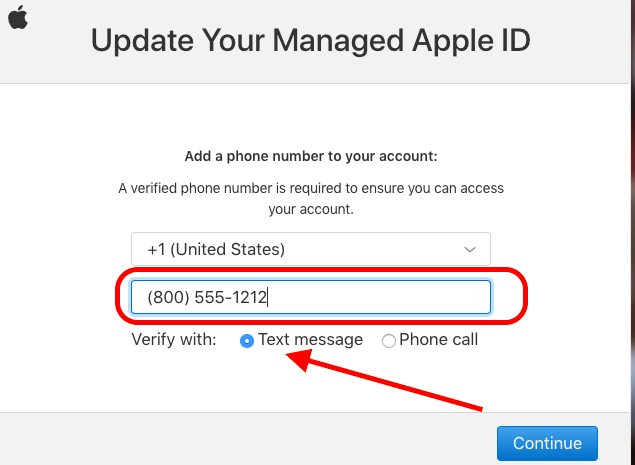 Невозможно подтвердить личность apple id