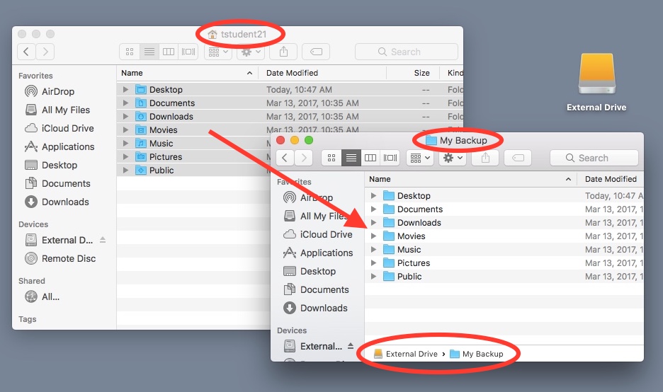 create folder on mac desktop