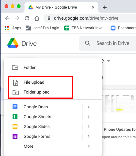 Google Drive: Uploading Files to Google Drive