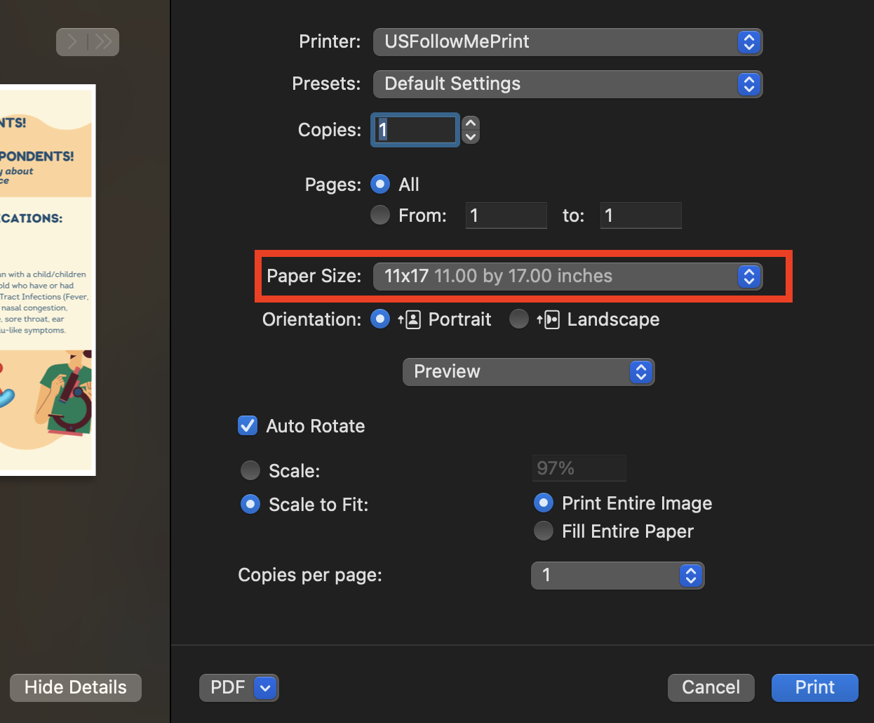 How to print an 11x17 poster from Canva Support Blake (Information